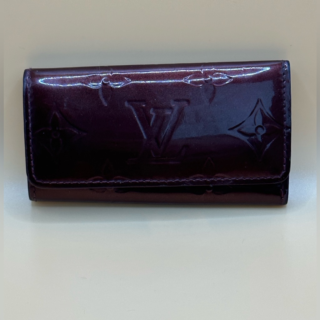 Louis Vuitton Monogram Vernis Leather Multicles 4 Ring Key Case